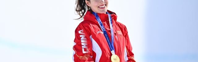 谷爱凌：3块金牌6块奖牌我打破两项纪录拿牌率100%